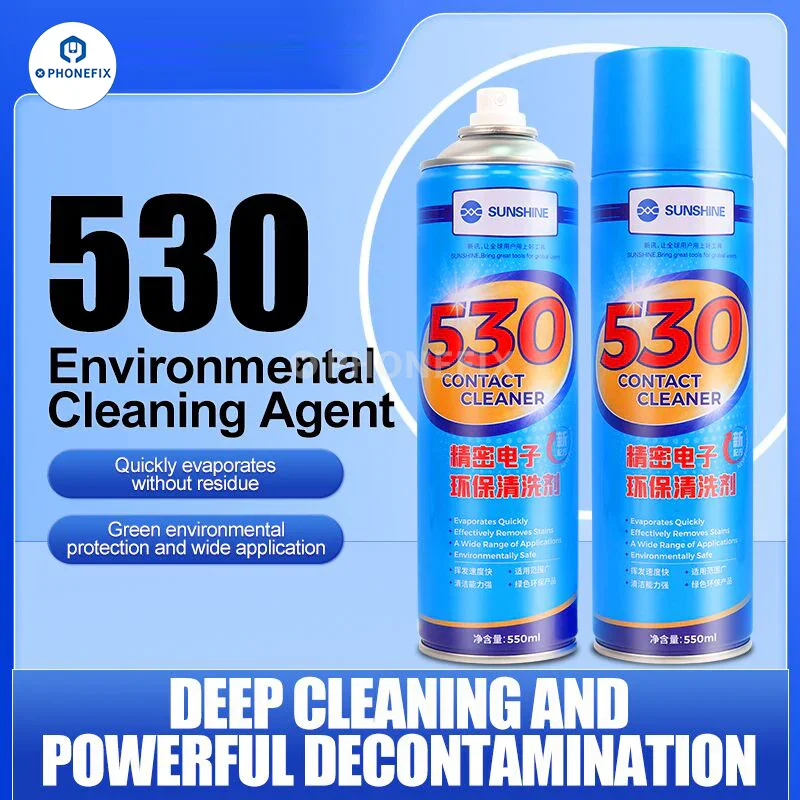 Spray nettoyant Mechanic 530 pour contacts électroniques de précision