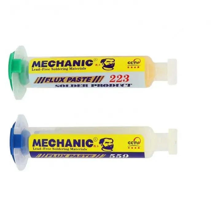 Pâte de flux de soudure sans plomb Mechanic 10 cc pour réparation de carte mère