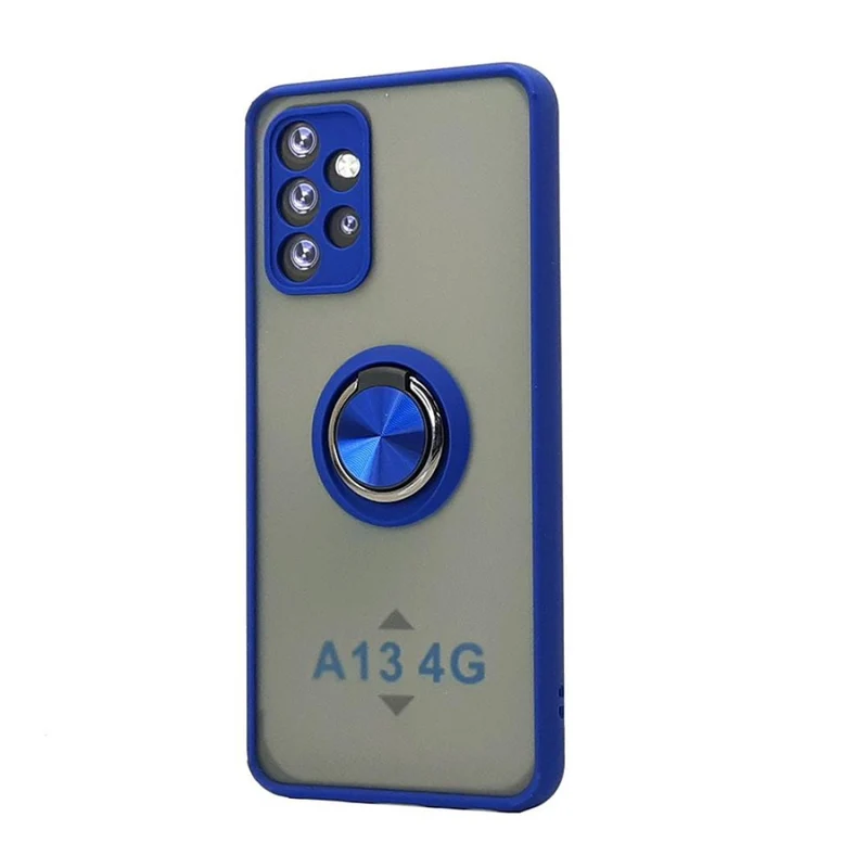 TPU Case w/ Magnetic Ring for Samsung A13 4G (blue)