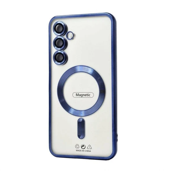 Electroplated Magsafe TPU Case for Samsung Galaxy S23 Plus (blue)