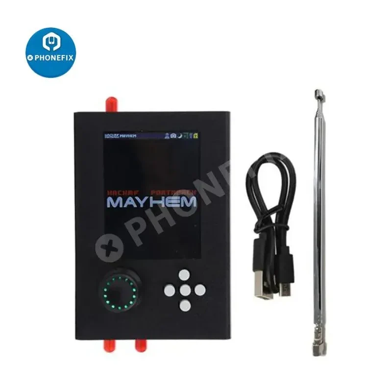 PortaPack H2 pour HackRF ONE SDR TCXO 3.2" LCD + boîtier + batterie + haut-parleur