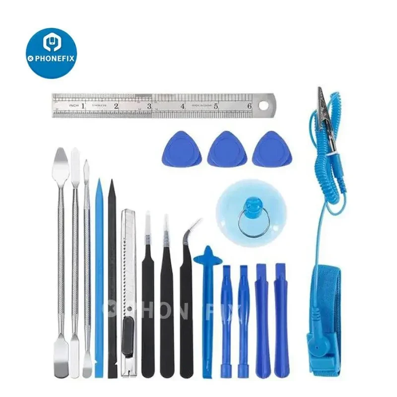 Kit de réparation d'iPhone 21 en 1 avec outil d'ouverture d'écran mobile