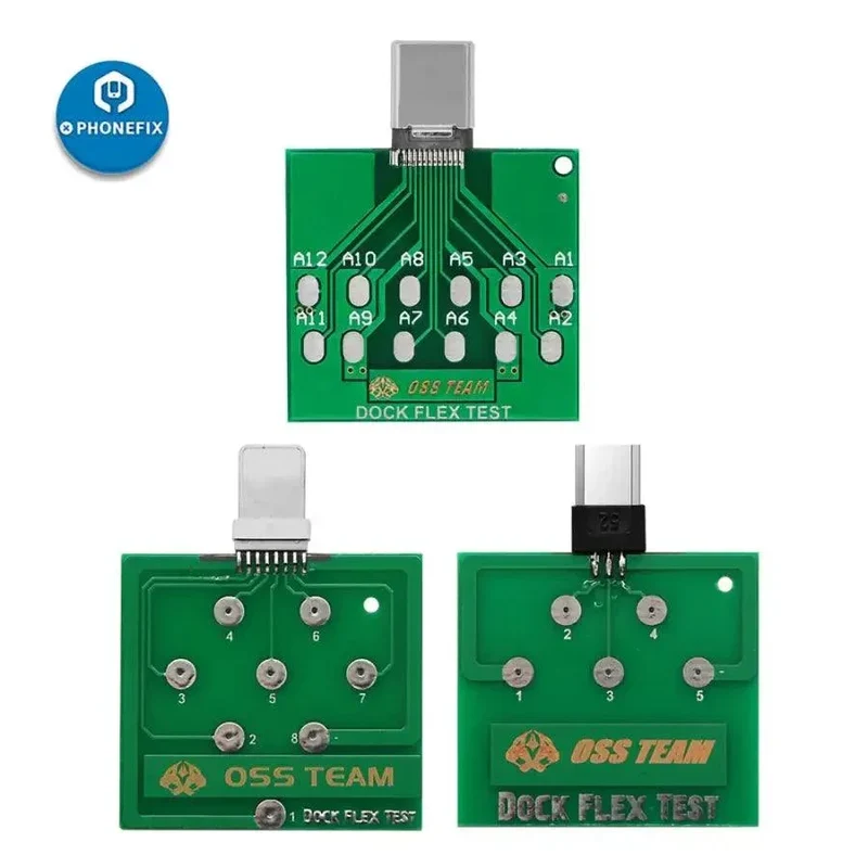 Carte de test flexible pour station d'accueil micro USB pour port de charge du téléphone U2