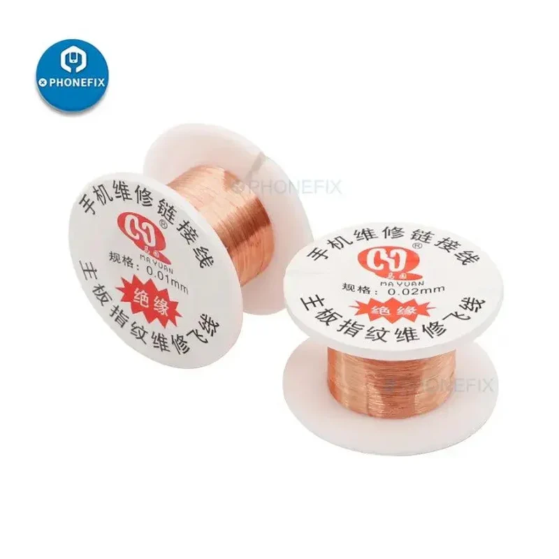 Fil de liaison en cuivre 0.01 mm pour téléphone BGA, réparation de soudure