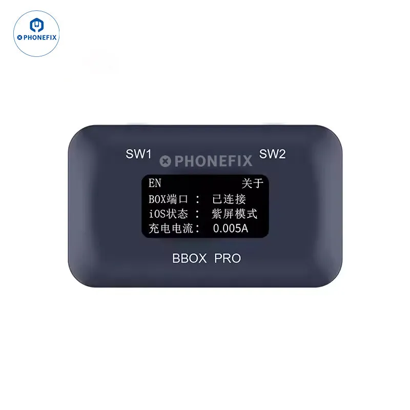 Outil JC B-BOX Pro iOS A7-A11 DFU, mode violet à une touche pour la réparation de l'iPhone et de l'iPad