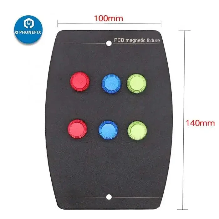 Support de carte PCB universel avec 6 broches magnétiques