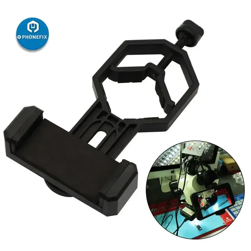 Adaptateur réglable pour téléphone, accessoires de microscope, support à clip