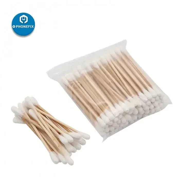 Lot de 80 cotons-tiges à double tête pour le nettoyage