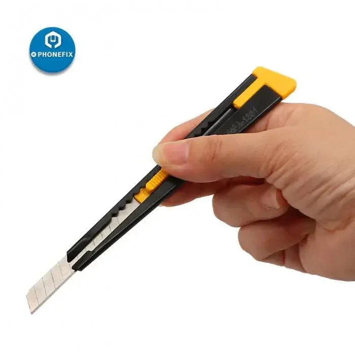 Couteau utilitaire de poche à lame rétractable, outil de coupe tranchant
