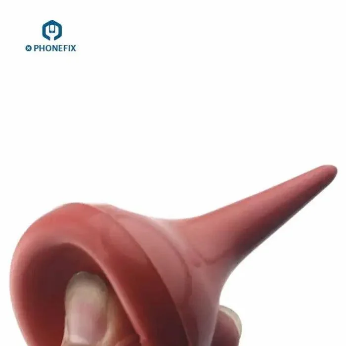 Outil de dépoussiérage à boule de soufflage en caoutchouc souple rouge pour purificateur d'air
