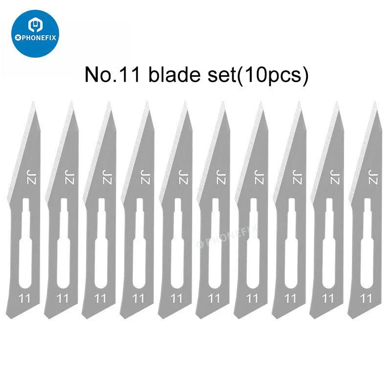 Lames de scalpel en acier inoxydable 11# 23# pour outil de coupe DIY