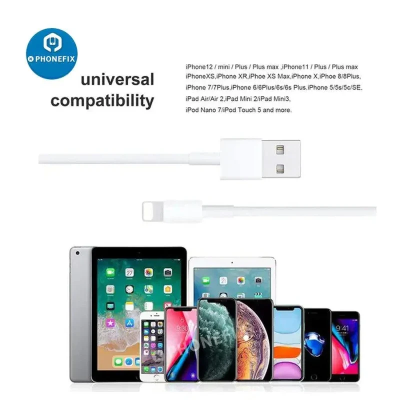 Câble Lightning de charge rapide certifié MFi pour iPhone/iPad/iPod