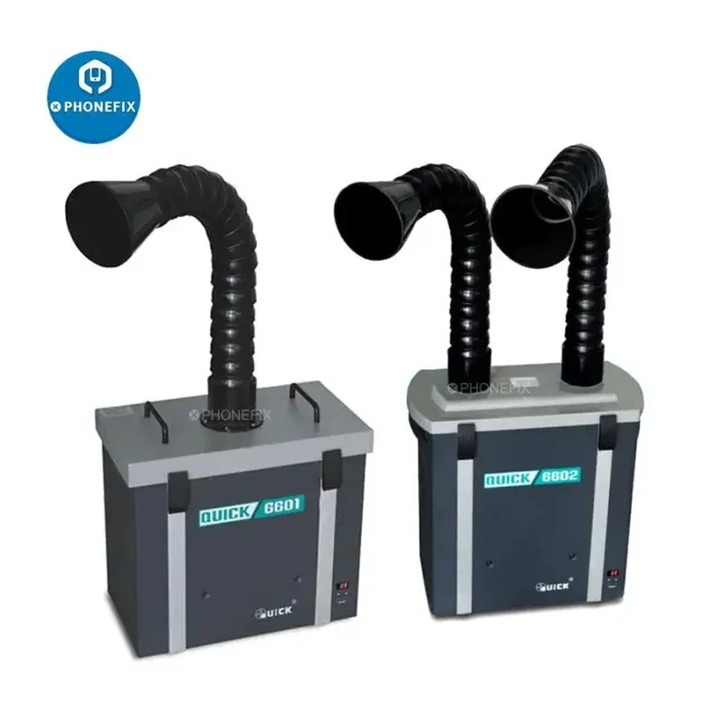 Purificateur d'air à double tube extracteur de fumée QUICK 6602 6601
