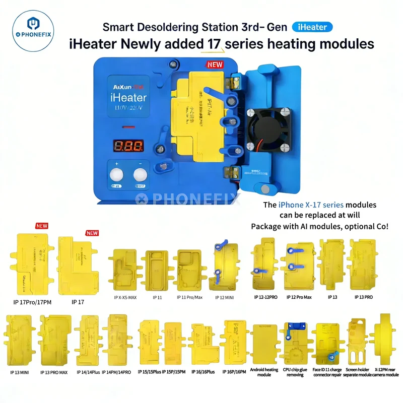 Plateforme de thermostat de station de préchauffage Aixun iHeater, plaque chauffante