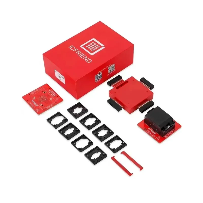 ICFRIEND E-Mate X EMMC 13 en 1 BGA Socket pour téléphone EMMC IC