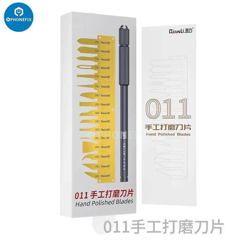 Outil de retrait de colle BGA à lames polies à la main Qianli 011