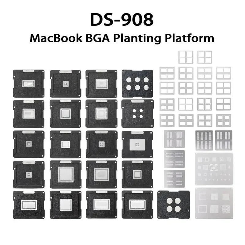 Kit d'outils de soudage pour plateforme de reballage BGA pour MacBook Apple DS-908