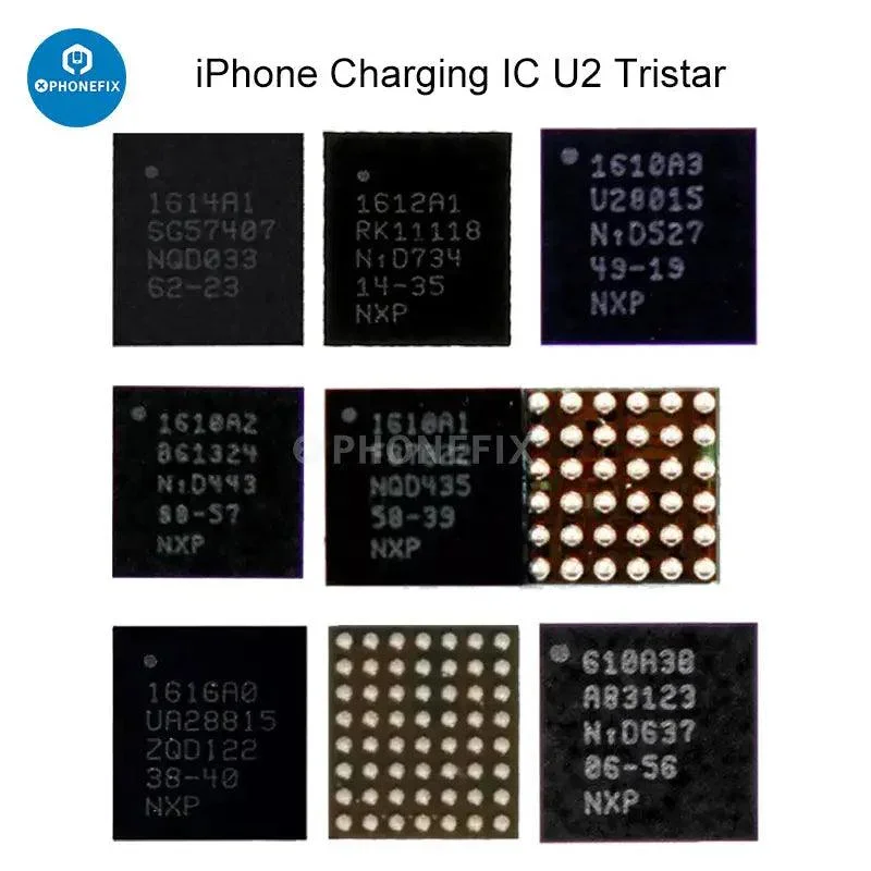 Circuit intégré de charge USB pour iPhone U2 Tristar 1610A3 610A3B 1612A1 1616A0 SN2012027