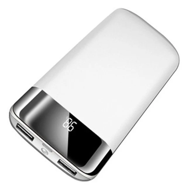 30000mah Power Bank External Battery PoverBank 2 USB LED Powerbank Portable Mobile phone Charger for Xiaomi Samsung iphone XS