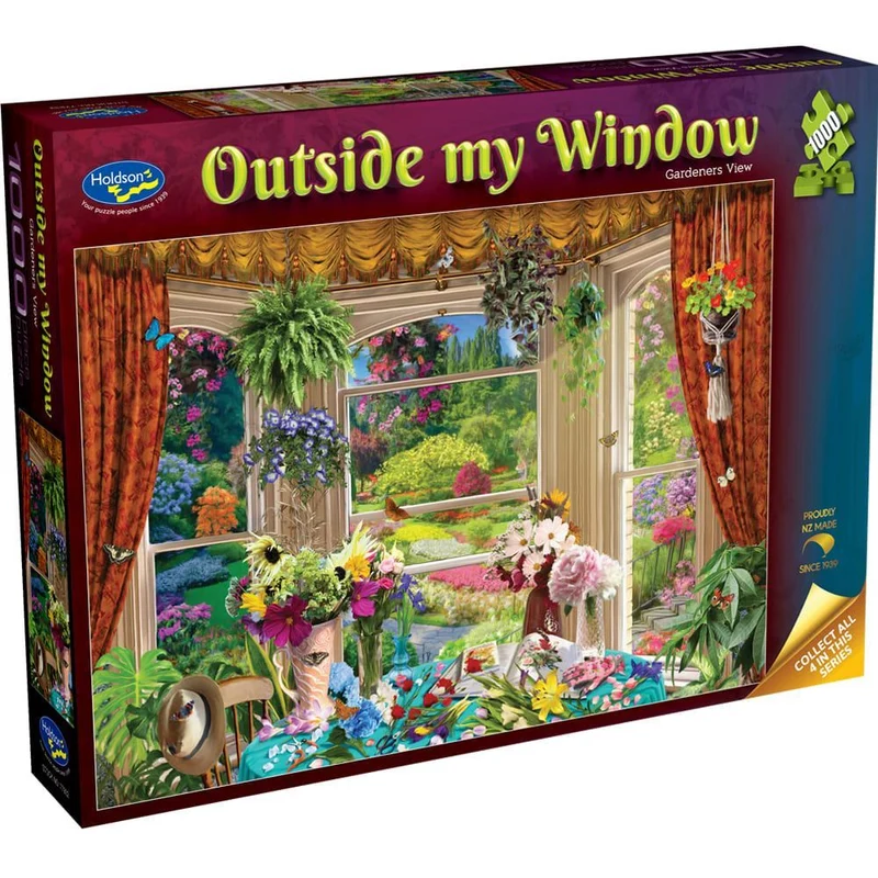 Holdson 1000pc Outside My Window Gardeners Vw Puzzle