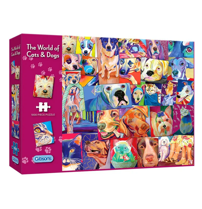 Gibsons 1000pc World of Cats and Dogs Puzzle
