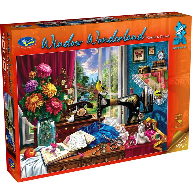 1000pc Window Wonderland 3: Needle & Thread