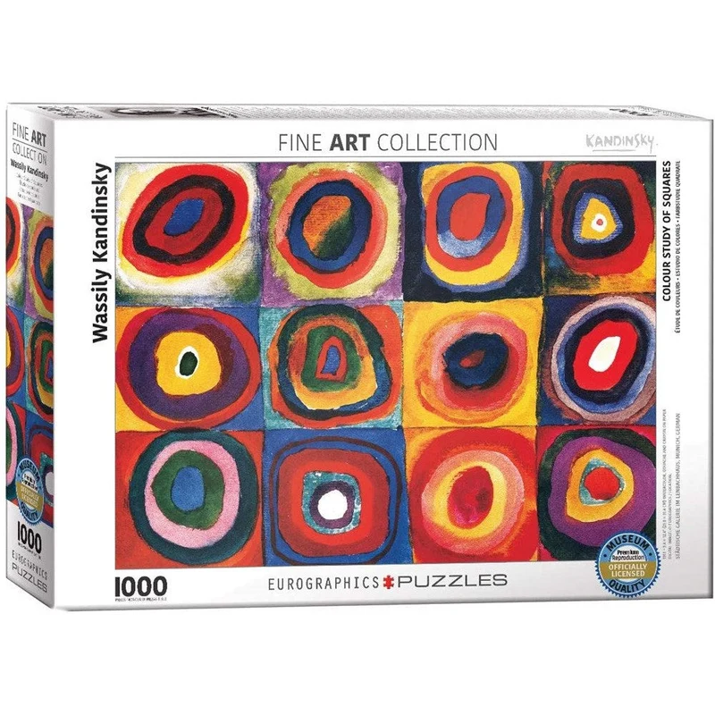 1000pc Kandinsky Color Study of Squares