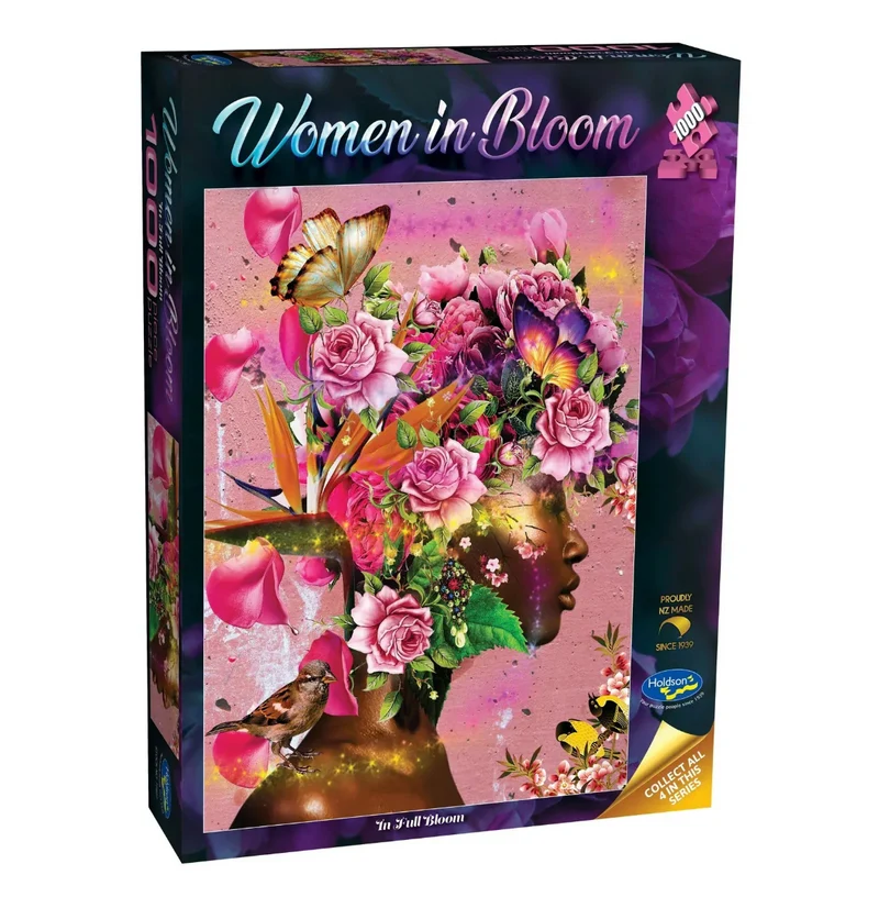 Holdson 1000pc Woman In Bloom Full Bloom Puzzle