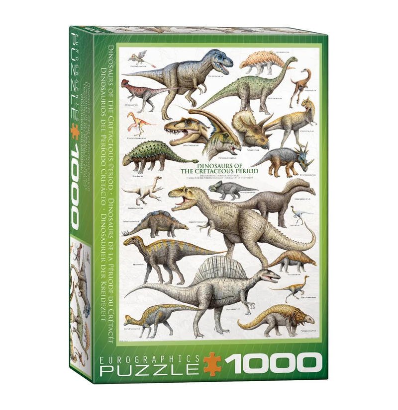Eurographics 1000pc Dinosaurs Cretaceous Period Puzzle