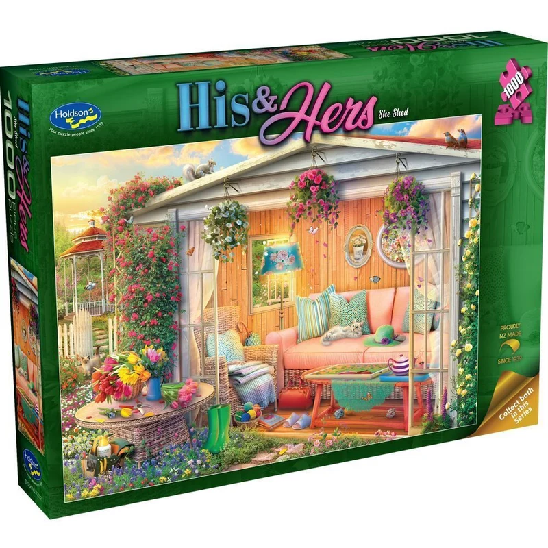 1000pc His & Hers: She Shed