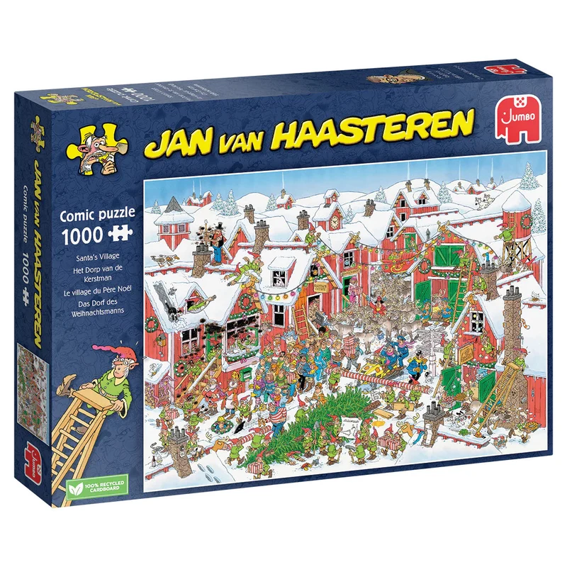 Jumbo 1000-Pieces Jan Van Haasteren Santa's Village Puzzle