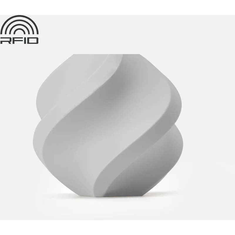 Bambu Lab PLA Basic 3D Printer Filament Refill (Light Grey) [1kg]