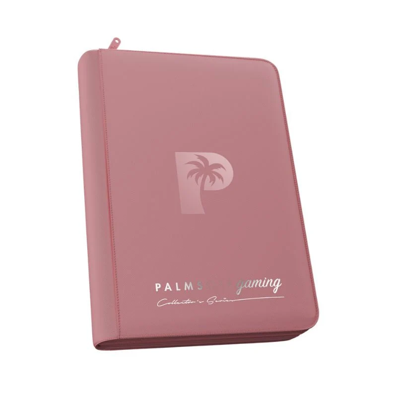 Palms Off Gaming Collector's Series 4 Pocket Zip Trading Card Binder - Pink