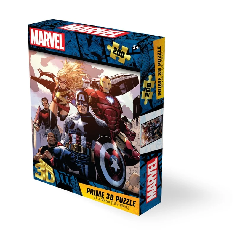 Prime3D 200pc Lenticular Marvel Universe Avengers Jigsaw Puzzle