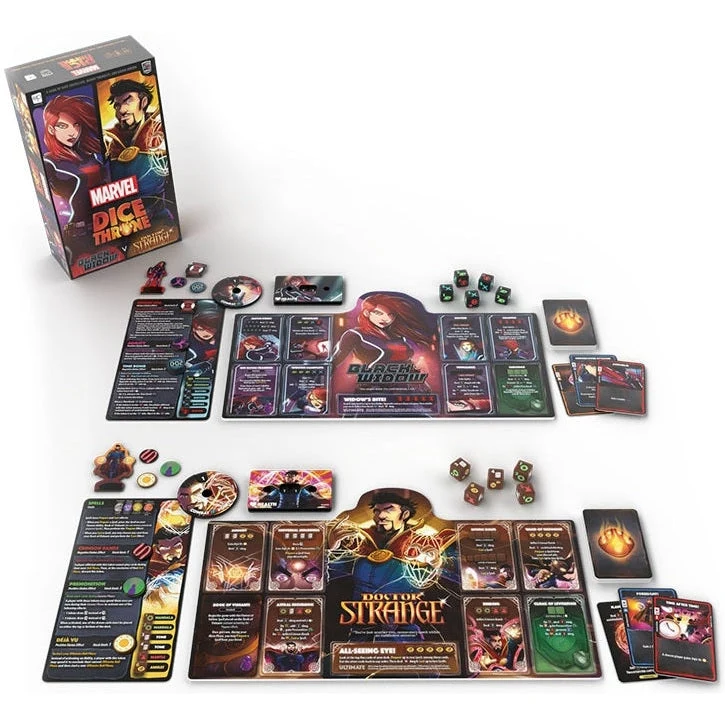 Roxley Dice Throne Marvel 2 Hero Box 2 Black Widow and Doctor Strange Game