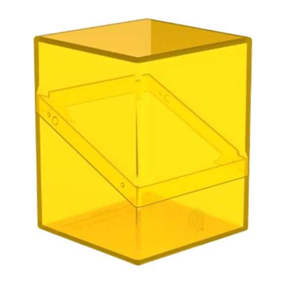 Ultimate Guard Boulder 100+ Clear Amber Deck Box