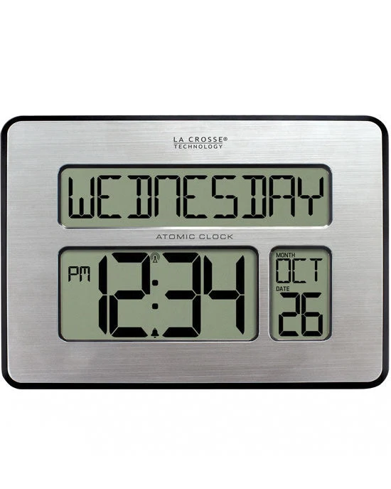 La Crosse 513-1419V4 Digital Wall Clock with Day Display