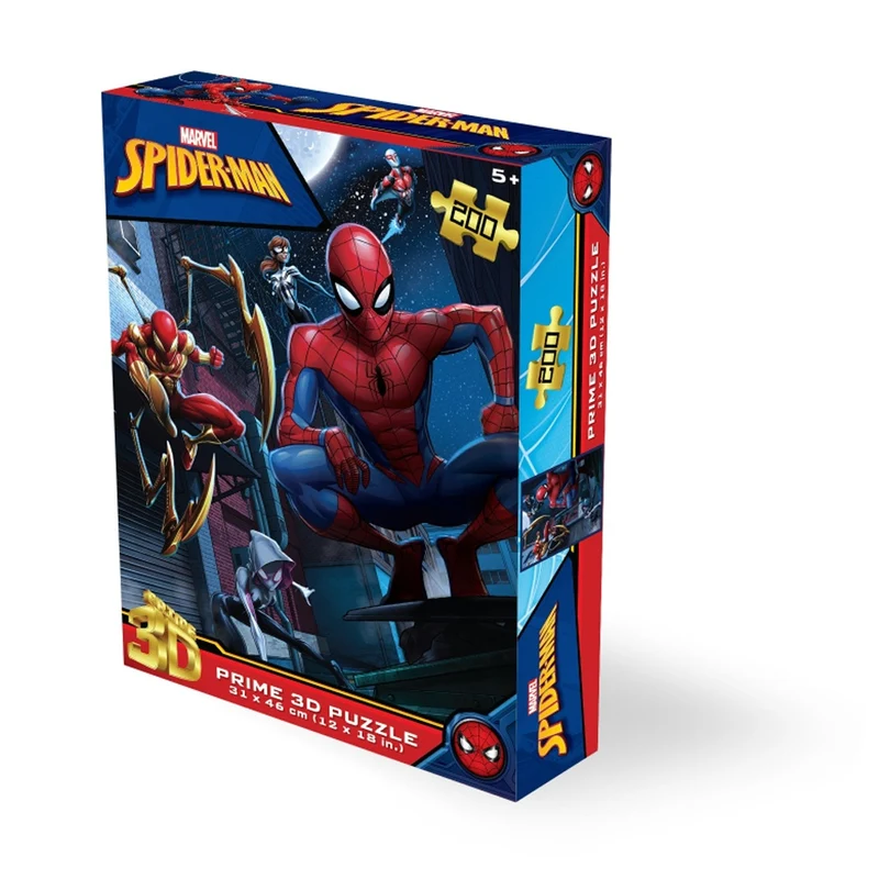 Prime3D 200pc Lenticular Marvel Spiderman Jigsaw Puzzle