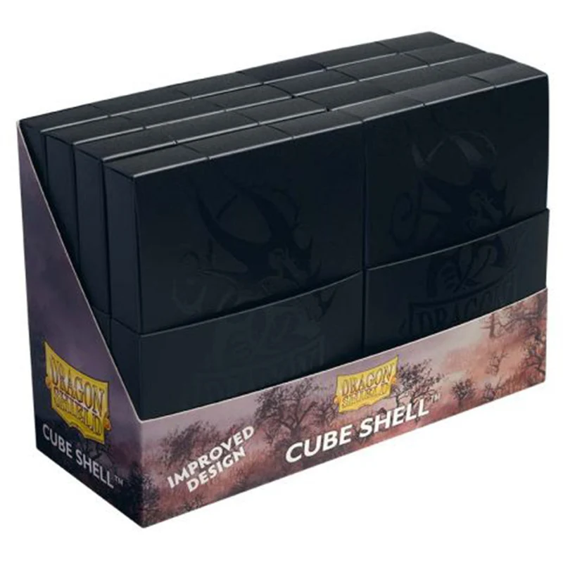 Arcane Tinmen Dragon Shield Cube Shell Deck Box Shadow Black