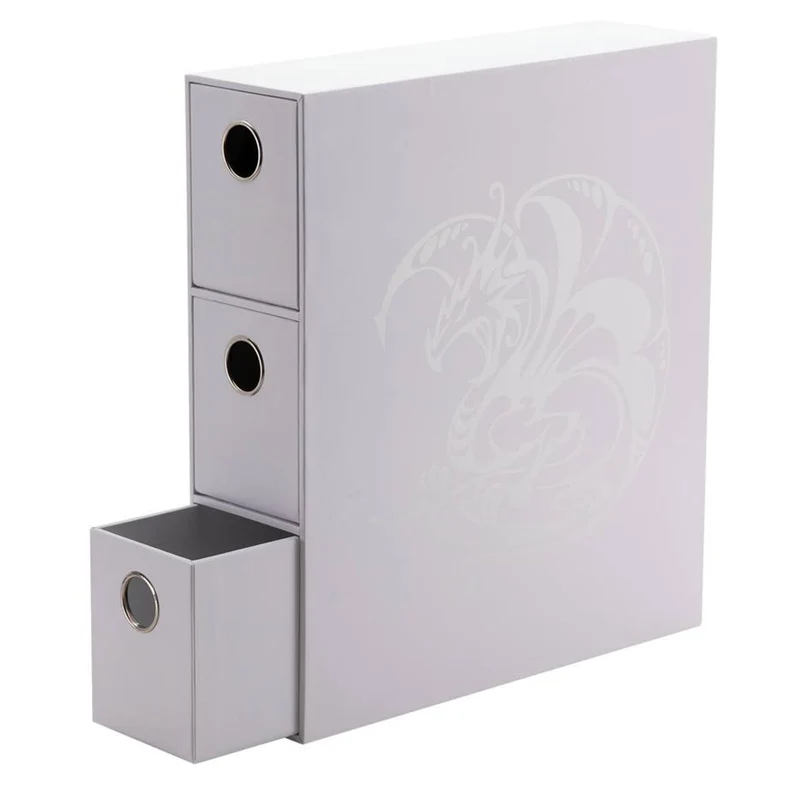Arcane Tinmen Dragon Shield: Fortress Card Drawers - White