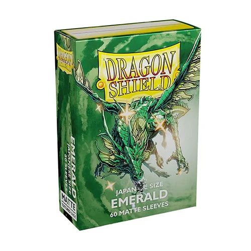 Arcane Tinmen Dragon Shield Japanese 60ct Matte Emerald Sleeves 59x86mm
