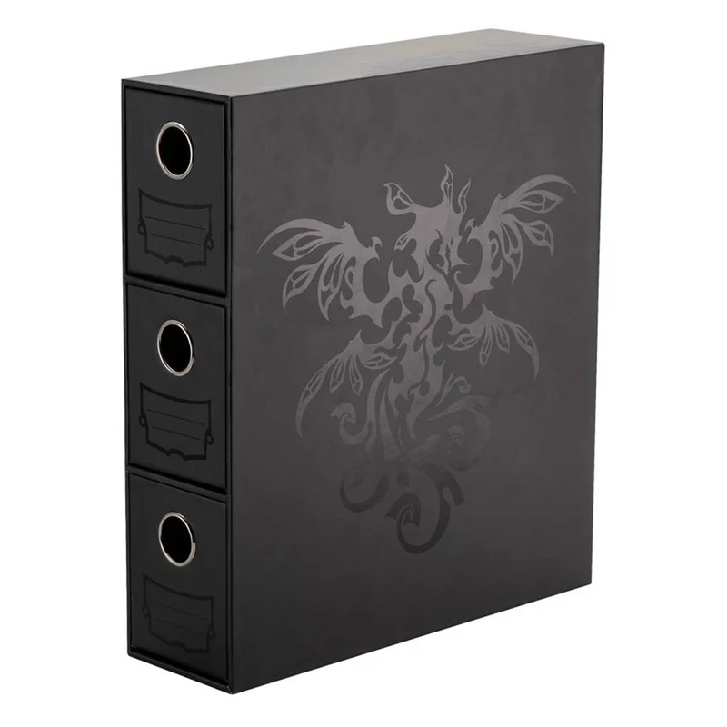 Arcane Tinmen Dragon Shield: Fortress Card Drawers - Black