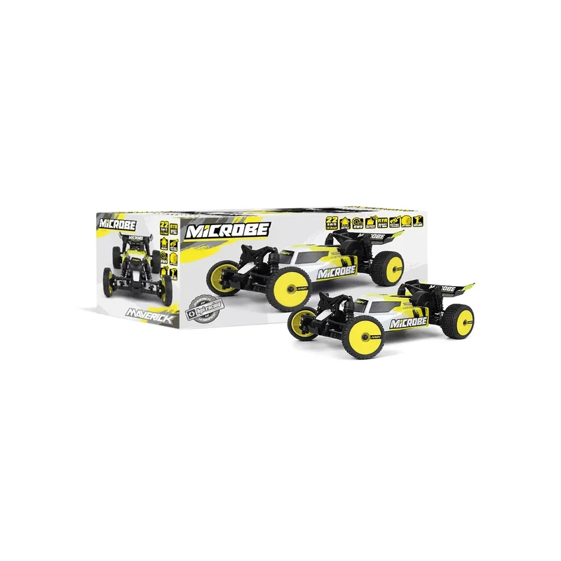 MAVERICK 1/24 RC Microbe Buggy Yellow