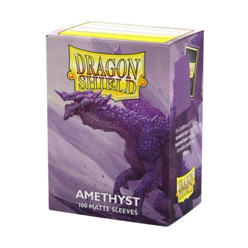 Arcane Tinmen Dragon Shield Standard 100ct Matte Amethyst Purple Sleeves 63x88mm
