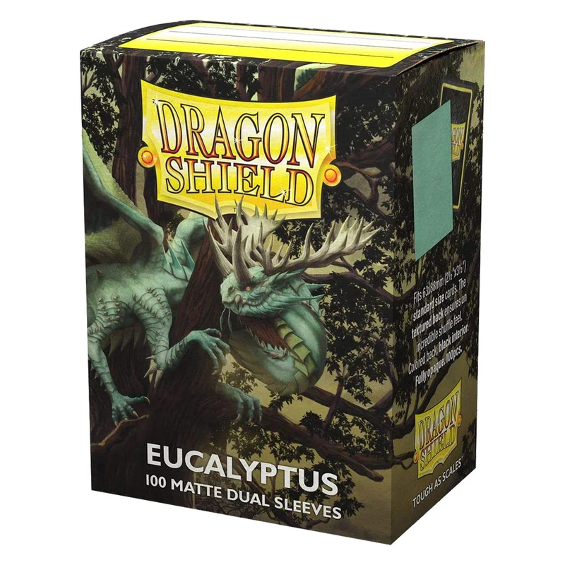 Arcane Tinmen Dragon Shield Standard 100ct Dual Matte Eucalyptus Pastel Green Sleeves 63x88mm