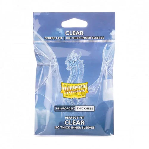 Arcane Tinmen Dragon Shield Standard 100ct Perfect Fit Thick Clear Inner Sleeves