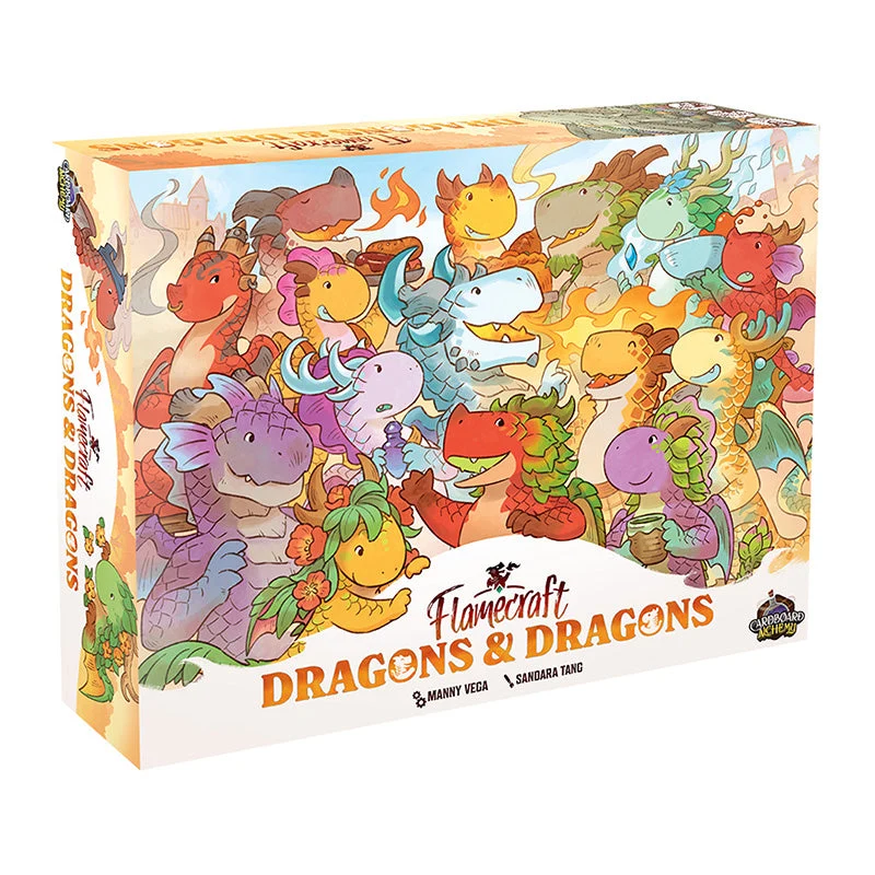 Cardboard Alchemy Flamecraft Dragons and Dragons Expansion