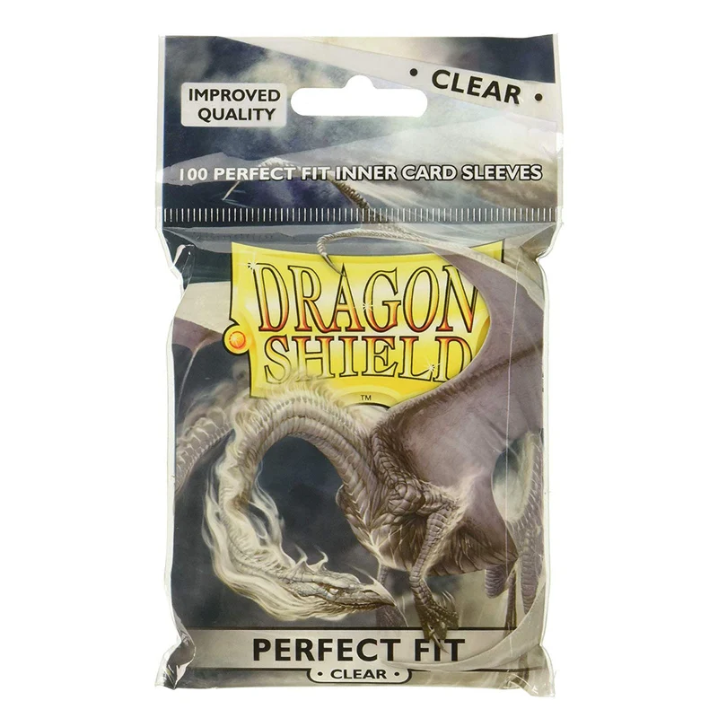 Arcane Tinmen Dragon Shield Standard 100ct Perfect Fit Clear Inner Sleeves 63x88mm