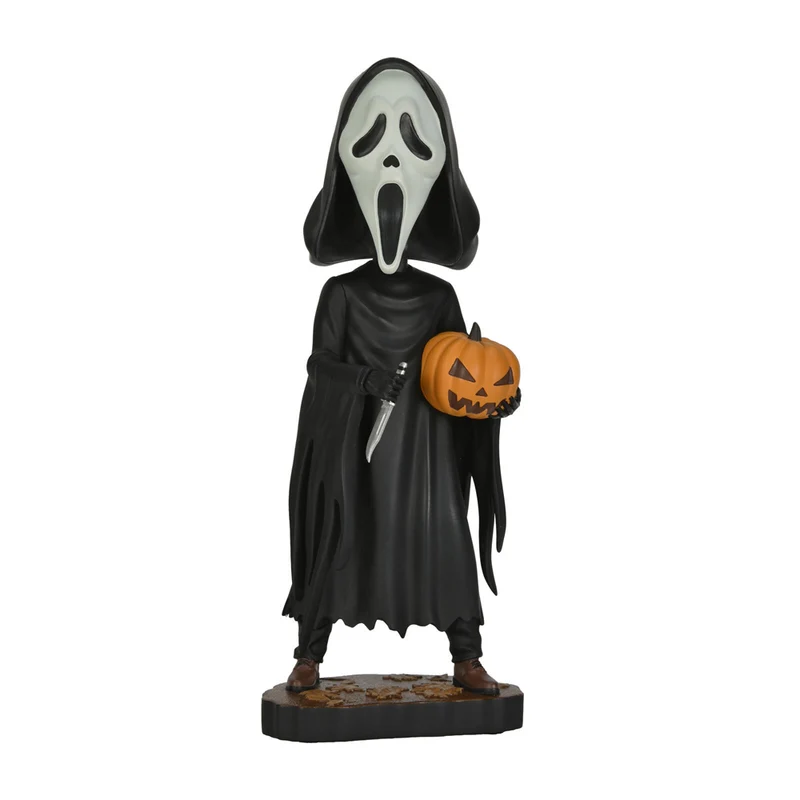 Neca 8" Ghost Face w/ Pumpkin Head Knocker Figurine Collectible Play Toy