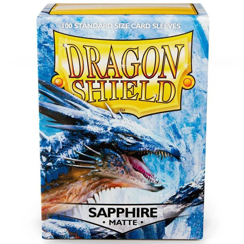 Arcane Tinmen Dragon Shield Standard 100ct Matte Sapphire Sleeves 63x88mm